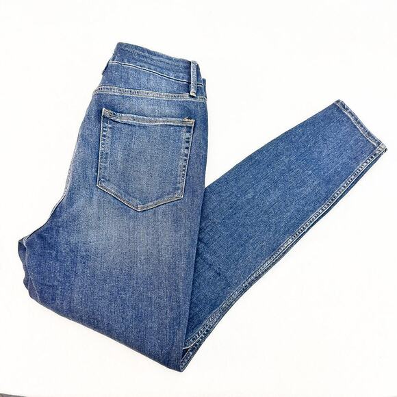 Good American Good Curve Med Wash Denim Jeans GCS113T Size 8 /29 - Picture 8 of 8